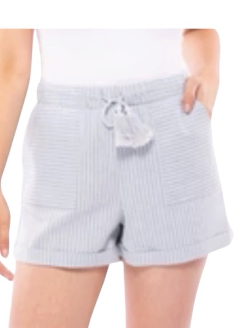 **NWT** Heyson Linen Tassel Drawstring Shorts